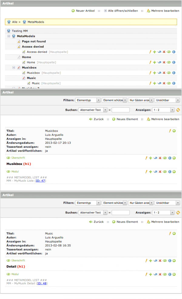 MetaModels Beispiel 2 Contao Community Documentation